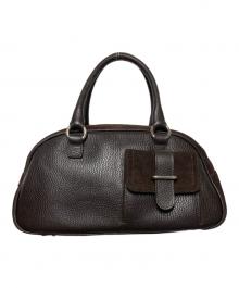 FURLA（フルラ）の古着「ミニボストンバッグ」｜ブラウン