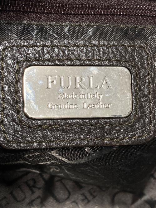 FURLA（フルラ）FURLA (フルラ) ミニボストンバッグ ブラウンの古着・服飾アイテム