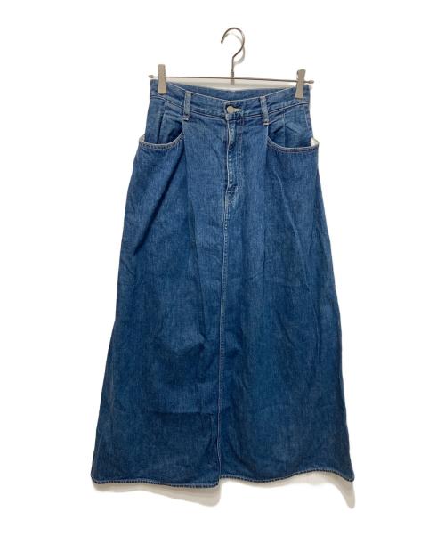 Graphpaper（グラフペーパー）Graphpaper (グラフペーパー) Denim Skirt インディゴの古着・服飾アイテム