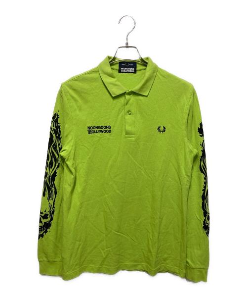 FRED PERRY（フレッドペリー）FRED PERRY (フレッドペリー) NOON GOONS HOLLYWOOD ポロシャツ グリーン サイズ:Ｍの古着・服飾アイテム