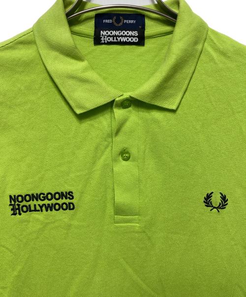 FRED PERRY（フレッドペリー）FRED PERRY (フレッドペリー) NOON GOONS HOLLYWOOD ポロシャツ グリーン サイズ:Ｍの古着・服飾アイテム