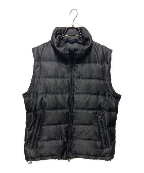 BLACK LABEL CRESTBRIDGE（ブラックレーベル クレストブリッジ）BLACK LABEL CRESTBRIDGE (ブラックレーベル クレストブリッジ) シャドークレストブリッジチェックダウン ブラック サイズ:LLの古着・服飾アイテム