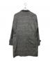 BURBERRY BLACK LABEL (バーバリーブラックレーベル) グレンチェックスタンドカラーコート グレー サイズ:Ｍ：15000円