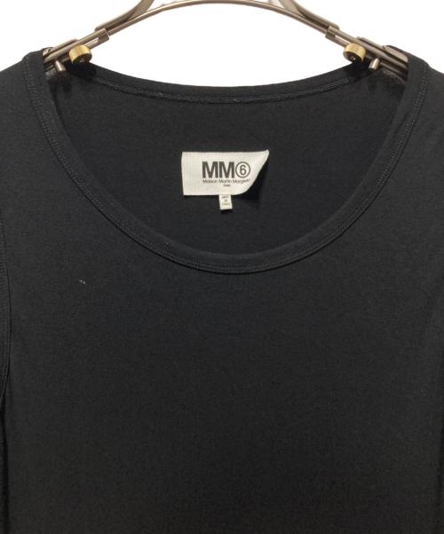 MM6 Maison Margiela（エムエムシックスメゾンマルジェラ）MM6 Maison Margiela (エムエムシックスメゾンマルジェラ) ドット柄ワンピース ブラック サイズ:40の古着・服飾アイテム