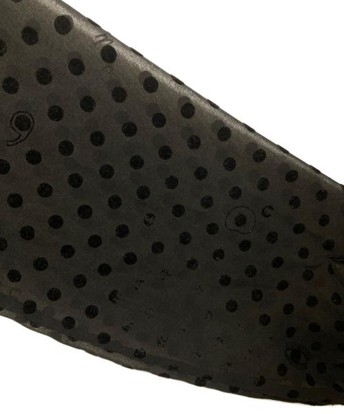 MM6 Maison Margiela（エムエムシックスメゾンマルジェラ）MM6 Maison Margiela (エムエムシックスメゾンマルジェラ) ドット柄ワンピース ブラック サイズ:40の古着・服飾アイテム
