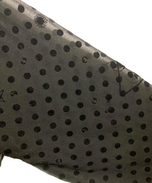 MM6 Maison Margiela（エムエムシックスメゾンマルジェラ）MM6 Maison Margiela (エムエムシックスメゾンマルジェラ) ドット柄ワンピース ブラック サイズ:40の古着・服飾アイテム