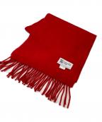JOHNSTONSジョンストンズ）の古着「カシミヤマフラー」｜レッド