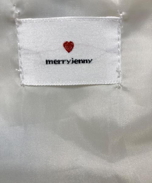 merry jenny（メリージェニー）merry jenny (メリージェニー) Fluffy Tulip Boa Blouson/チューリップ ボアブルゾン ホワイト サイズ:freeの古着・服飾アイテム