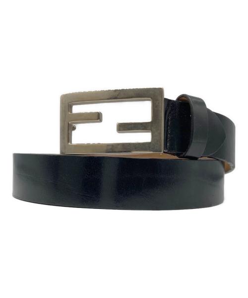 FENDI（フェンディ）FENDI (フェンディ) ロゴバックルベルト ブラックの古着・服飾アイテム