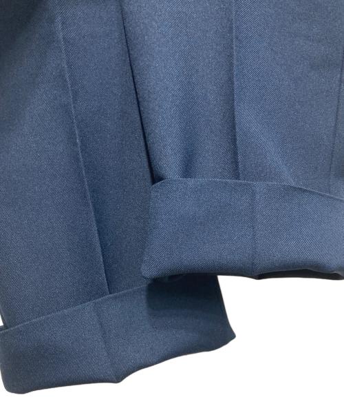 Acne studios（アクネ ストゥディオズ）ACNE STUDIOS (アクネ ストゥディオズ) ウールブレンド テーラードトラウザーズ ネイビー サイズ:46の古着・服飾アイテム