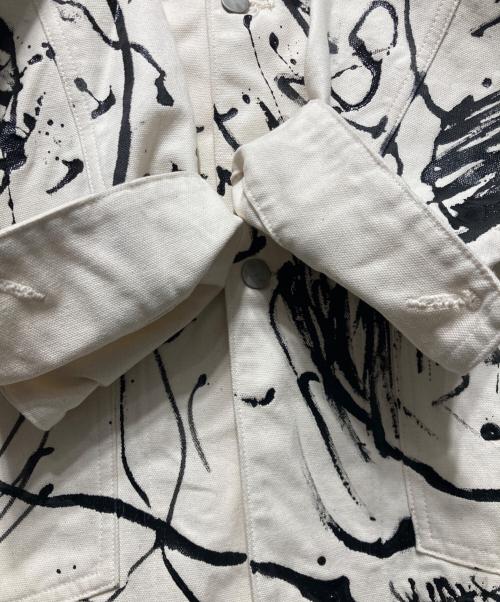 BLACKBIRD（ブラックバード）BLACKBIRD (ブラックバード) ペンキ加工カバーオール ベージュ サイズ:1の古着・服飾アイテム