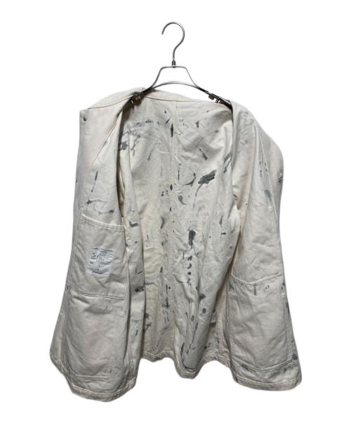 BLACKBIRD（ブラックバード）BLACKBIRD (ブラックバード) ペンキ加工カバーオール ベージュ サイズ:1の古着・服飾アイテム