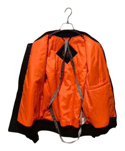 BAL（バル）BAL (バル) ZIP SLEEVE BOMBER JACKET ブラック サイズ:XLの古着・服飾アイテム