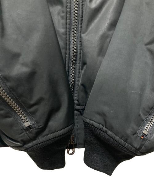 BAL（バル）BAL (バル) ZIP SLEEVE BOMBER JACKET ブラック サイズ:XLの古着・服飾アイテム
