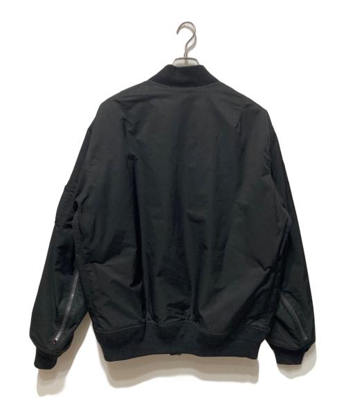 BAL（バル）BAL (バル) ZIP SLEEVE BOMBER JACKET ブラック サイズ:XLの古着・服飾アイテム