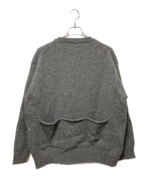 horses（ホーシズ）horses (ホーシズ) クルーネックニット ブラウン サイズ:Ｌの古着・服飾アイテム