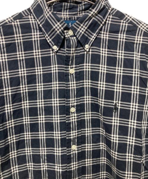 RALPH LAUREN（ラルフローレン）RALPH LAUREN (ラルフローレン) ボタンダウンシャツ ブラック サイズ:Ｌの古着・服飾アイテム