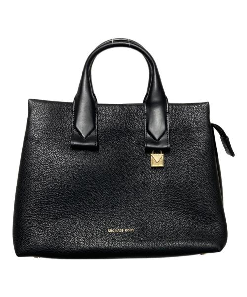 MICHAEL KORS（マイケルコース）MICHAEL KORS (マイケルコース) 2WAYバッグ ブラックの古着・服飾アイテム