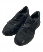VEINヴェイン）の古着「COTTON JERSEY x RIPSTOP OVAL SOLE TRAINER/コットンジャージー×リップストップ オーバルソール トレイナー」｜ブラック
