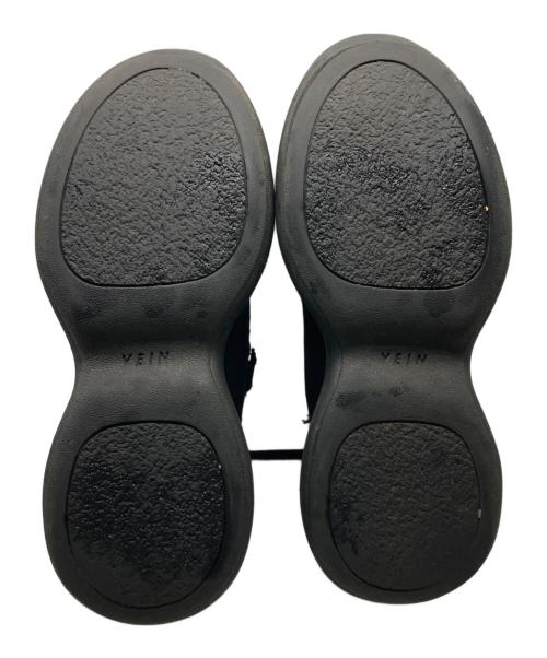 VEIN（ヴェイン）VEIN (ヴェイン) COTTON JERSEY x RIPSTOP OVAL SOLE TRAINER/コットンジャージー×リップストップ オーバルソール トレイナー ブラック サイズ:不明の古着・服飾アイテム
