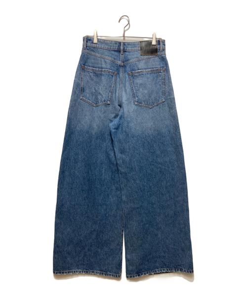 SPORT MAX（スポーツマックス）SPORT MAX (スポーツマックス) ワイドデニムパンツ インディゴ サイズ:26の古着・服飾アイテム