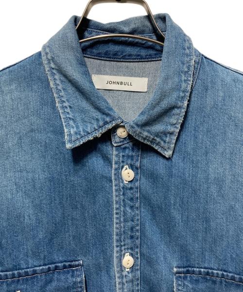 JOHNBULL（ジョンブル）JOHNBULL (ジョンブル) デニムクロップドシャツ インディゴ サイズ:Mの古着・服飾アイテム