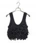 anuke（アンヌーク）の古着「Fringe Knit Bustier」｜グレー