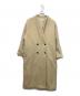 anuke（アンヌーク）の古着「Collarless Shaggy Coat」｜ベージュ