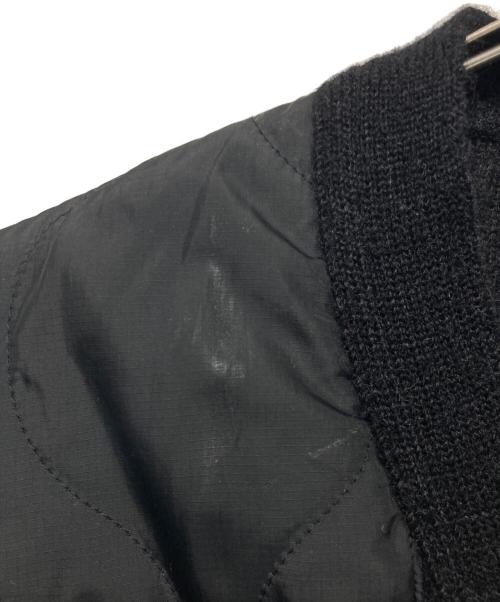 SOFTHYPHEN（ソフトハイフン）SOFTHYPHEN (ソフトハイフン) QUILTING MIX MOHAIR CARDIGAN ブラック サイズ:1の古着・服飾アイテム