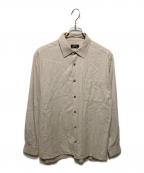 A.P.C.アーペーセー）の古着「ロゴ刺繍シャツ」｜ベージュ