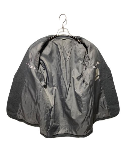 PAPAS（パパス）PAPAS (パパス) ウールテーラードジャケット グレー サイズ:Mの古着・服飾アイテム