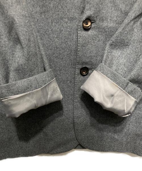 PAPAS（パパス）PAPAS (パパス) ウールテーラードジャケット グレー サイズ:Mの古着・服飾アイテム