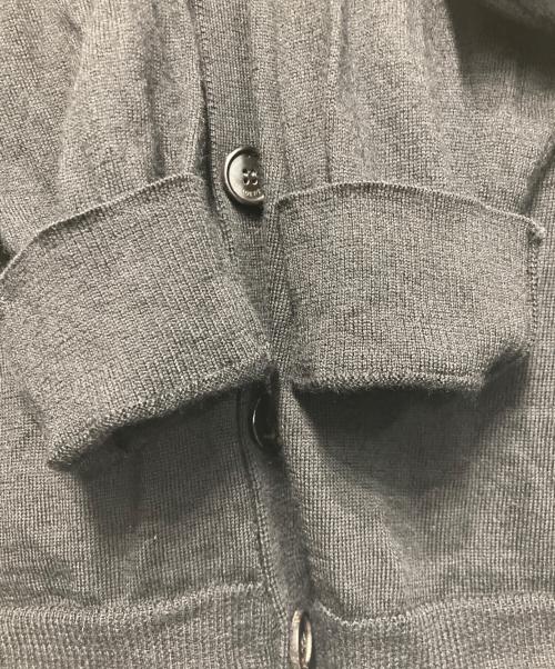 LOEWE（ロエベ）LOEWE (ロエベ) アナグラム刺繍Vネックカーディガン ブラック サイズ:Mの古着・服飾アイテム
