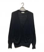 FOLLフォル）の古着「matte silk wardrobe cardigan」｜ブラック
