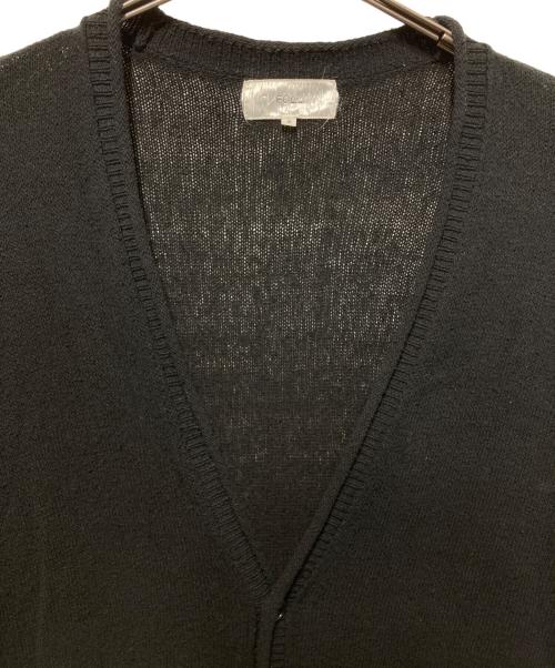 FOLL（フォル）FOLL (フォル) matte silk wardrobe cardigan ブラック サイズ:2の古着・服飾アイテム