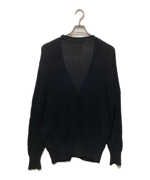 FOLL（フォル）FOLL (フォル) matte silk wardrobe cardigan ブラック サイズ:2の古着・服飾アイテム
