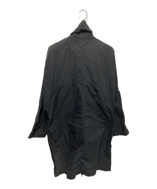 HUMIS（ヒューミス）HUMIS (ヒューミス) フロントジップハイネックコート ブラック サイズ:Mの古着・服飾アイテム