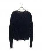 NVRFRGTネヴァーフォーゲット）の古着「DOUBLE LAYERED LONG SLEEVE T SHIRT」｜ブラック