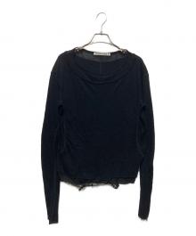 NVRFRGT（ネヴァーフォーゲット）の古着「DOUBLE LAYERED LONG SLEEVE T SHIRT」｜ブラック