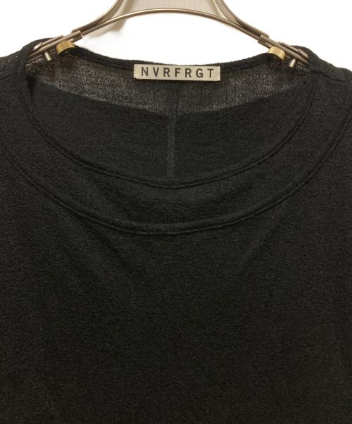 NVRFRGT（ネヴァーフォーゲット）NVRFRGT (ネヴァーフォーゲット) DOUBLE LAYERED LONG SLEEVE T SHIRT ブラック サイズ:1の古着・服飾アイテム