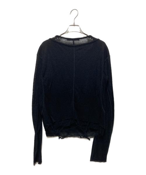 NVRFRGT（ネヴァーフォーゲット）NVRFRGT (ネヴァーフォーゲット) DOUBLE LAYERED LONG SLEEVE T SHIRT ブラック サイズ:1の古着・服飾アイテム
