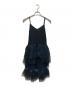 SHIORI MIKATA（シオリ ミカタ）の古着「tulle cami cut saw」｜ブラック