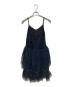 SHIORI MIKATA (シオリ ミカタ) tulle cami cut saw ブラック サイズ:free：12000円