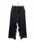 ELCHELE（エルチェレ）の古着「INSIDE RIPPED HOLE PANTS」｜ブラック