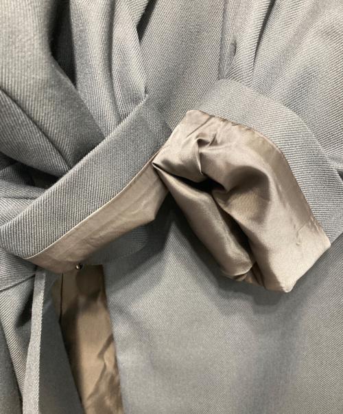 Lui's（ルイス）Lui's (ルイス) ウールカルゼタイロッケンコート グレー サイズ:M 未使用品の古着・服飾アイテム