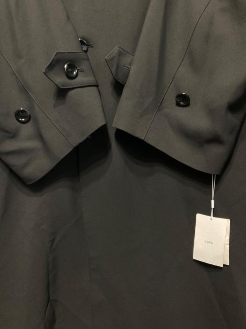 Lui's（ルイス）Lui's (ルイス) ワイドトレンチコート ブラック サイズ:Ｍ 未使用品の古着・服飾アイテム