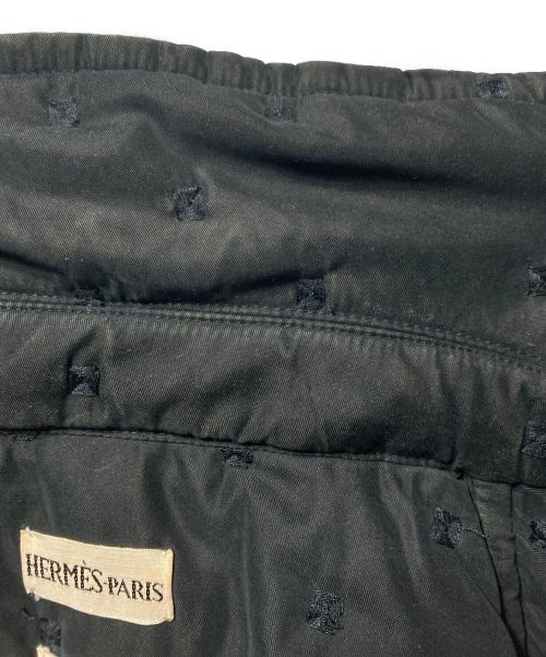 HERMES（エルメス）HERMES (エルメス) マルジェラ期 peach skin パドックコート ブラック サイズ:40の古着・服飾アイテム