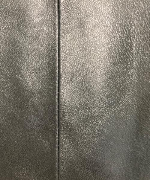 LAUREN RALPH LAUREN（ローレン ラルフ ローレン）LAUREN RALPH LAUREN (ローレン ラルフ ローレン) シープスキンレザージャケット ブラック サイズ:XXLの古着・服飾アイテム