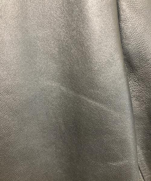 LAUREN RALPH LAUREN（ローレン ラルフ ローレン）LAUREN RALPH LAUREN (ローレン ラルフ ローレン) シープスキンレザージャケット ブラック サイズ:XXLの古着・服飾アイテム