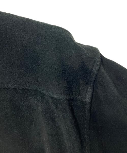POLO RALPH LAUREN（ポロ・ラルフローレン）POLO RALPH LAUREN (ポロ・ラルフローレン) スエードレザーシャツ ブラック サイズ:Lの古着・服飾アイテム